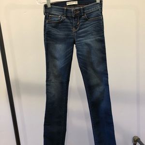 Abercrombie and Fitch darkwash skinny jean